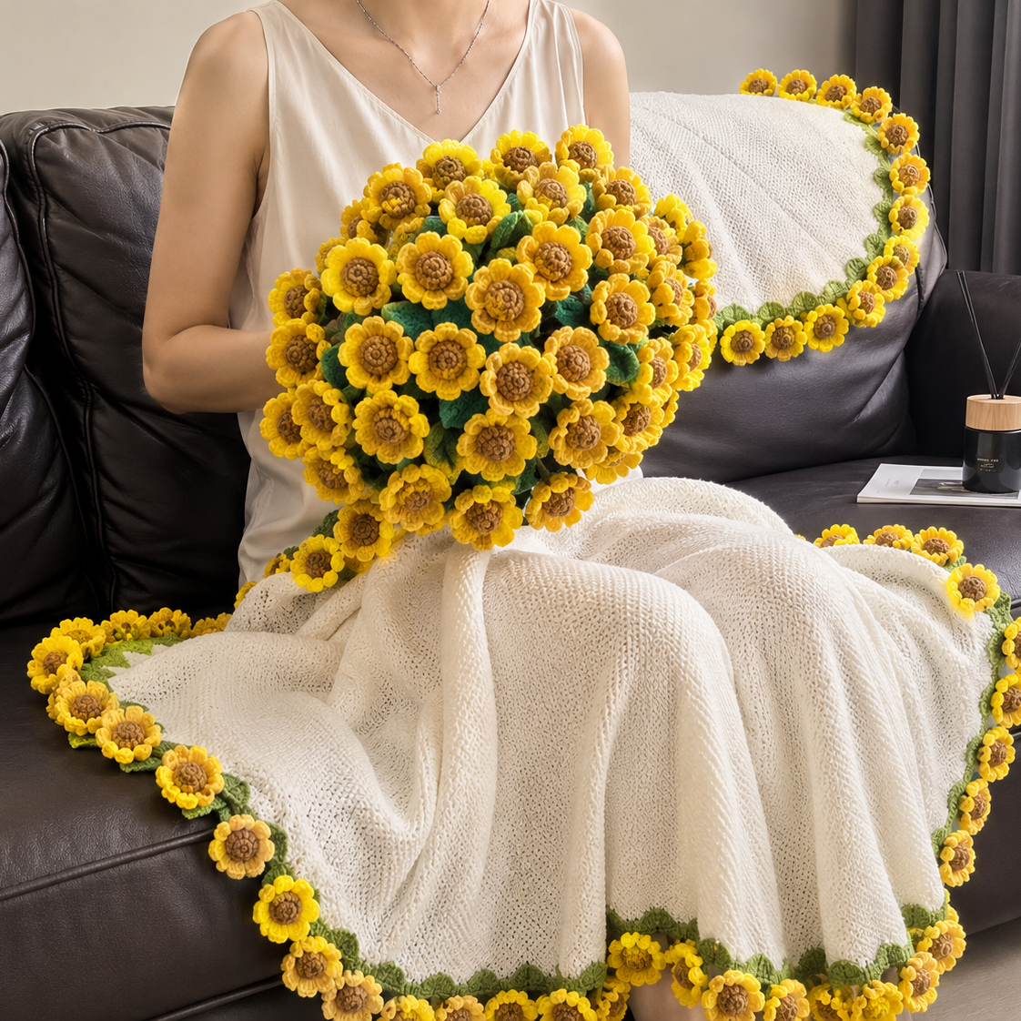 Bloom Stitch™ Crochet Flower Blanket