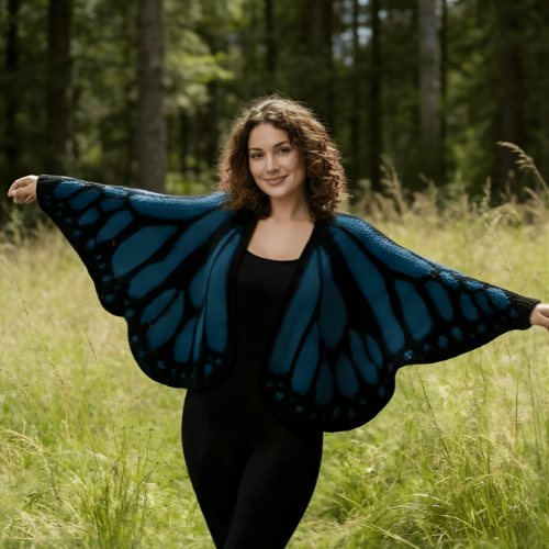 Threaded Wings™ Handmade Butterfly Cardigan