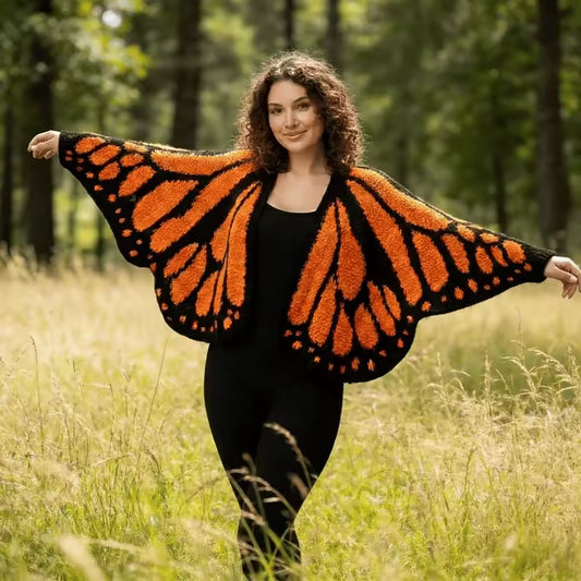 Threaded Wings™ Handmade Butterfly Cardigan